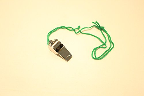 10 Trillerpfeifen aus Metall mit Kordel Pfeife Schiedsrichter Mitgebsel Kindergeburtstag - 3