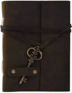 craft-club Classic Key Lock Finished Leather Journal with Stylish Key Diary