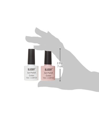 Bluesky UV LED Gel auflösbarer Nagellack – french manicure, 1er Pack (1 x 10 ml) - 3