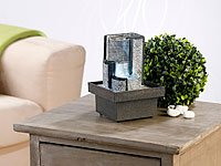 infactory Zimmerbrunnen „Felsenquelle“ mit Pumpe und LED - 3