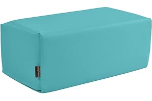 Pader Medi Tech Orthopädisches Entlastungskissen, Positurkissen 50x25x20cm I Bandscheibenkissen, Stufenkissen, Lagerungskissen für Beine mit festem Schaumkern (15 Agave)