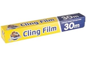 IBEX MART Clear Cling Film, 30cm x 30 Meter Roll