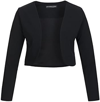 violet Fashion Women's Suit Jacket -  black - 12