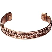 Mogul Interior Unisex Adjustable Metal Cuff Bracelet Healing Bangle