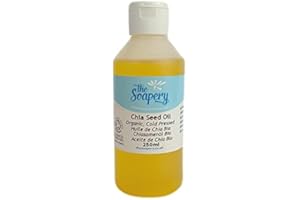 THE SOAPERY Olio di semi di Chia biologico pressato a freddo, 250 ml, 100% puro