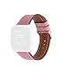 Produktbild Wawer for Fitbit Versa Slim Premium Leather Band Replacement Strap for Women Men Leather Replacement Watch Band Strap Soft für Fitbit Fitbit Versa Slim Smartwatch,Sturdy and Durable (C)
