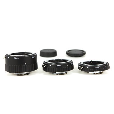 Macro Bagues-allonge automatiques professionnelles  3 pi  ces   12mm 20mm 36mm  pour Nikon D4 D800 D800E D3200 D3X S
