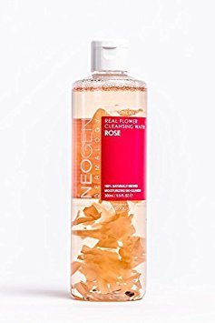 NEOGEN Real Flower Cleansing Water Rose Special Set 9.9 Fl.oz. with 4.95 Fl.oz. (Total 14.85 Fl.oz.) by Neogen Dermalogy