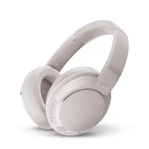 TCL ELIT400NC Wireless Bluetooth Over The Ear Headphone with Mic (Cement Grey)