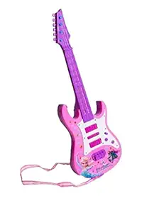 Achanchi Plastic Music Guitar Musical Instrument for Guitar Toy, Pack of 1, Pink Color