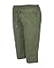 Bench Women's Bermudas Laundryday - Maternity Trousers - Green (olivine), W26 (Manufacturer size: 26)