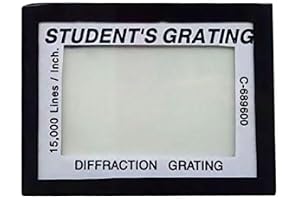 Educational Diffraction Grating (Optical Physics Teaching Aid)