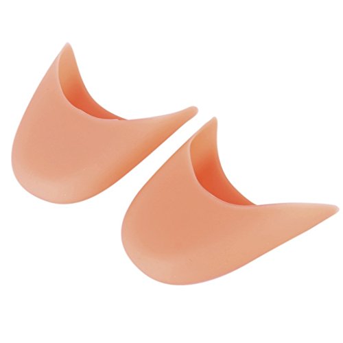 TOOGOO(R) 1 par punteras gel Profesional pies Proteccion para ballet punta Zapatos --- Desnudo