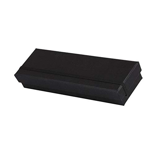 Soho Boîte à stylos avec élastique - Noir