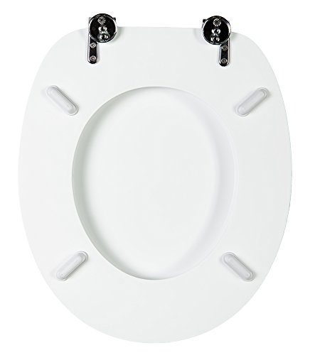 WC Sitz, viele schöne WC Sitze zur Auswahl, hochwertige und stabile Qualität aus Holz (Weiß) - 7