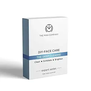 The Man Company Facial Kit (5 Steps Face Care) | Cleansing, Exfoliation, Detan