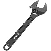 Eltos Kurbağacık Anahtar, 10", Ergonomik Saplı, Siyah Kaplama, Ayarlanabilir Ağız, İngiliz Anahtarı, Y&uuml;ksek Vasıflı &Ccedil;elikten 