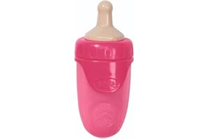 BABY born 832509 Bottle with Cap 3 Assorted Puppe Trinkflasche 3 sort. 43cm, Multi, 1 Count (Pack of 1)