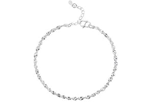CHEREDA 925 Silver Anklet Double-deck Foot Chain Anklets For Women Beach Casual Jewelry Accessories