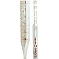 KING SCIENTIFIC 25ML Certified Laboratory Glass Graduated Pipette, Grade A, Non-Sterile, 1 Unit, Polyethylene, Glass Material