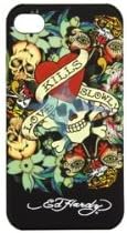 Ed Hardy Faceplate LKS Black Protective Case For Iphone 4G/HD