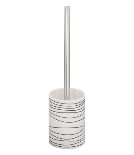 Zeller 18251 WC-Bürste, Keramik / ø 9.5 x 34, weiß