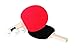 Produktbild Ping Pong Klassische 2 Spieler Tischtennis-Set – Rot/Schwarz