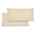 Produktbild Lumaland Comfort Jersey Kissenbezug 2er Set aus 100 % Baumwolle mit Reißverschluss 40 x 80 cm Sand