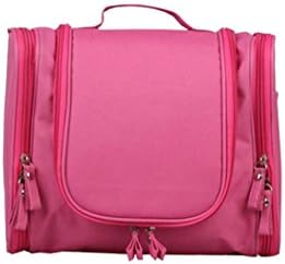 Sweetauk Cosmetic Bag Hanging Toiletry Bag Makeup Bag Travel Toiletry Organizer for Women and Man (Pink)