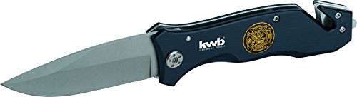 KWB Emergency Taschenmesser 014710 (90mm Klinge, mit Gurtschneider und Glasbrecher), 1 Stück, - 2