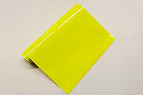 3,6€/m² Plotter Folie Neon - NEON GELB - 30 x 106 cm Klebefolie Möbel Folie Deko Folie selbstklebend
