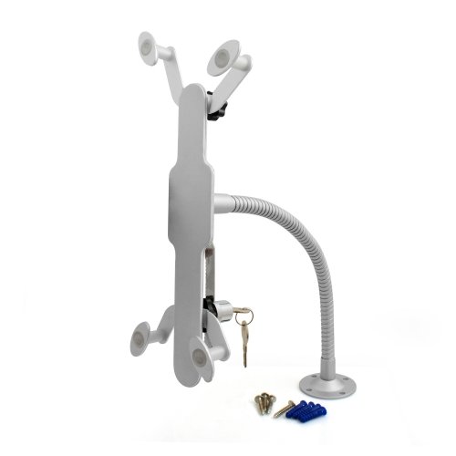 System-S abschließbarer Anti-Diebstahl, Schwanenhals, Wand Halterung, Showroom Halter mit Sicherheitsschloss für Tablet PC (10″-12,6″ Zoll) - 3
