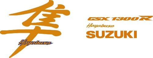Suzuki Hayabusa GSX 1300R Graphic Kit In Irridescent (flip/flop) yellow/burnt orange/green Graphic Kit