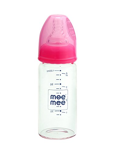 mee mee glass feeding bottle