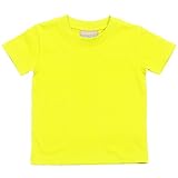 Larkwood Baby/Childrens Crew Neck T-Shirt / Schoolwear (6-12) (Sunflower)