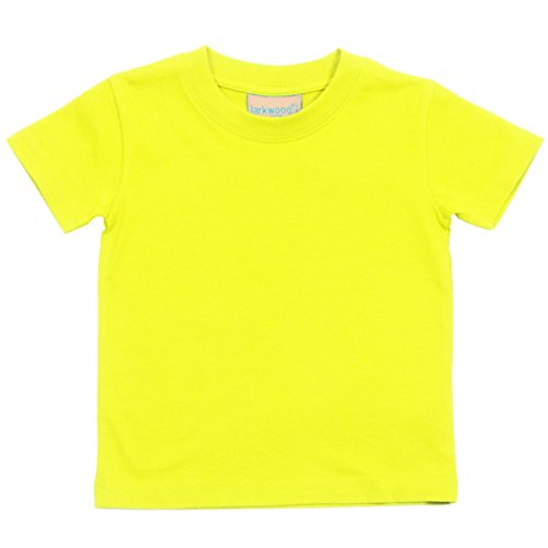 Larkwood Baby/Childrens Crew Neck T-Shirt / Schoolwear (6-12) (Sunflower)