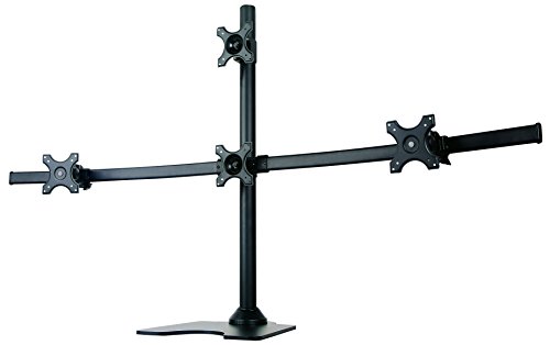 iiglo MS410 Monitorständer für 4 Monitore bis 27 Zoll schwenkbar-neigbar - 2