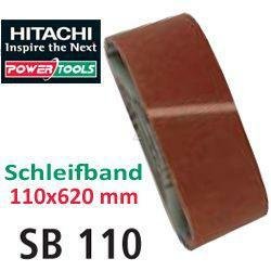 Hitachi – 753283 – Schleifpapier Schleifbänder 110 x 620 mm Körnung 80 (5)