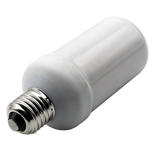 Preisvergleich Produktbild Bqhy LED-Lampe, multifunktional, mit Flammen-Emulation, Atmung, allgemeine Beleuchtungsmodus), neue erweiterte Edition, Feuereffekt LED-Lampe von Bqhy True Fire Color