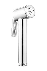 KKD ABS Health Faucet J-Type (Chrome) Toilet Hand Spray Jet (Without Tube and Hook) (Pack of 1)