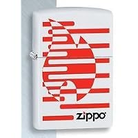 ZIPPO LIGHTER "WHITE MATTE 28768" BY MAKBROS (LIMITED EDITION FROM USA)