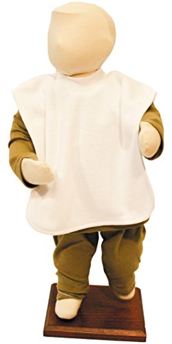 ISI mini 9103801A Großes elastisches Lätzchen ohne Druckknopf, XXL, doppellagig für doppelten Schutz