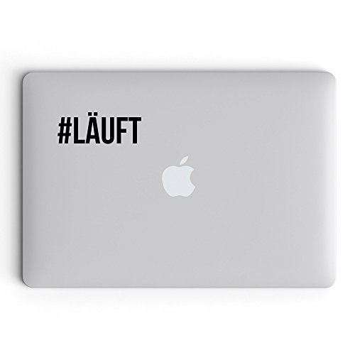 Läuft Aufkleber Sticker Decal für Laptop Macbook Tablet usw. - Spruch Sprüche Fun Funny Zitat Zitate