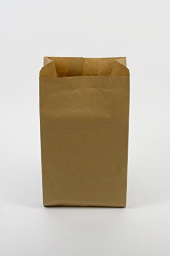 Semy Bio-Papierbeutel, braun, circa 10 l, 1er Pack (1 x 300 Stück) - 2