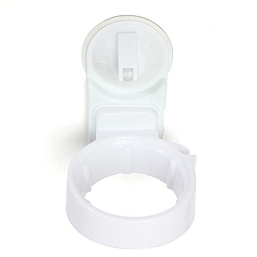 Preisvergleich Produktbild Interesting®Badzubehör Runde Rack Wall Mount Vakuum Saugnapf Haar Trockner - weiss