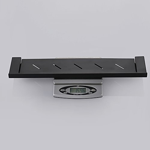 Homelody Schwarz Badregal 304 Edelstahl Wand Duschregal Wandablage Regal Seifenhalter Wandmontage Halter Bad/Badzimmer - 9