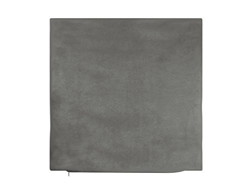 Kissenhüllen in Wildleder-Optik – angenehm weich & überaus robust – in 21 fantastischen Farben und 3 Größen (14 Farben in 60 x 60 cm), Doppelpack Kissenhüllen 50 x 50 cm, anthrazit - 3