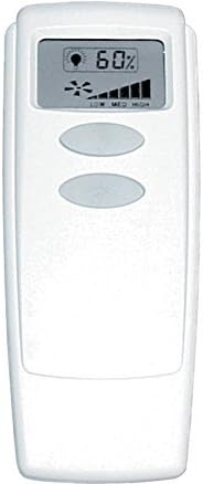 Litex RCI-104 Universal Remote Control with Display Screen, Three Speeds and Full Range Dimmer by Ellington