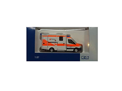 Preisvergleich Produktbild Rietze 61732 - was RTW Facelift Malteser Köln - 1:87