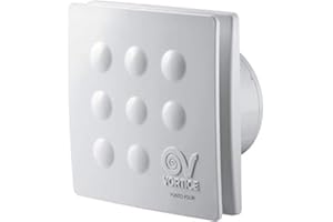 ASPIRATORE BAGNO ESTRATTORE ARIA CUCINA A MURO SOFFITTO VORTICE MFO 100/4" TIMER